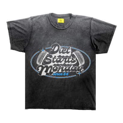 Diet Starts Monday Auto Tee "Black"