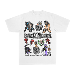 Lonely Hearts Club Have A Nice Death Tee "Off-White"