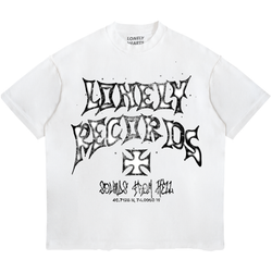 Lonely Hearts Club Lonely Records Tee "Off-White"