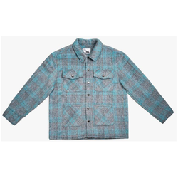 EPTM Mohair Chore Button Up Jacket "Blue"