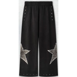 VAGUE Studios Star Studded Sweatpants "Black"