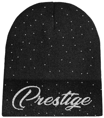 Prestige Collection Rhinestone Beanie "Black"