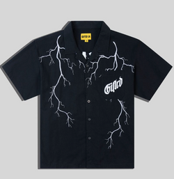 GFTD LA Lightning Button Up Shirt "Black"