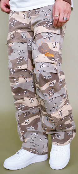 EPTM Neo Cargo Pants "Desert Camo W/ Orange"