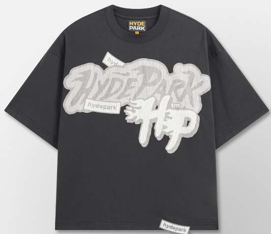 Hyde Park Monochrome Tee "Black"