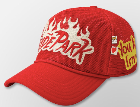 Hyde Park Nothing But Net Trucker Hat "Red"