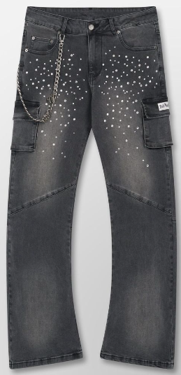 Hyde Park Work Denim Flare Pants