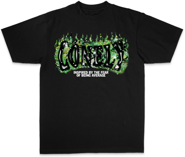 Lonely Hearts Club Fear of Being Average Rhinestone Tee