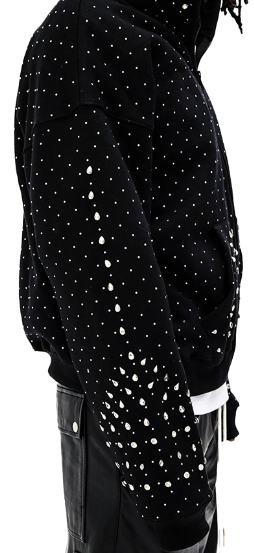 Heights District Stones Drop Zip Hoodie