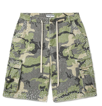 Vale Soulja Denim Shorts "Camo"