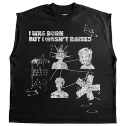 Works of Madness I Was Born Sleeveless Tee