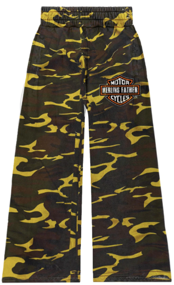 Merlins Father Moto Camo Sweatpants
