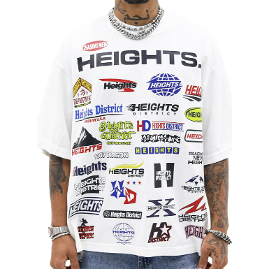 Heights District Chasing New Heights Tee "White"