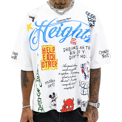 Heights District Art Is Love Tee "White"