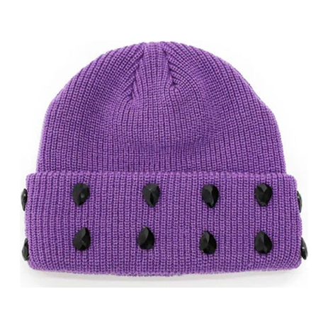 Heights District Jewel Beanie "Purple"