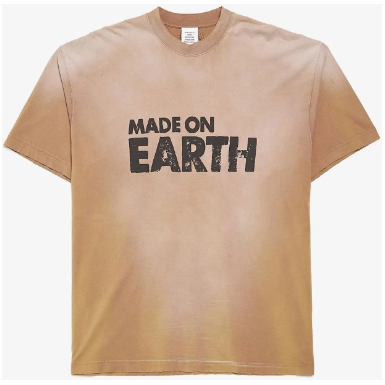 Vetements Made On Earth Tee "Brown"