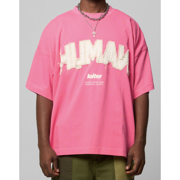 Loiter Human Box Tee "Pink"