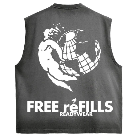 Free Refills Worldwide Sleeveless Tee