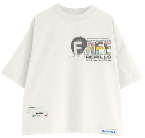 Free Refills Reflection Tee