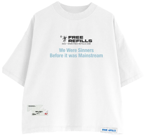 Free Refills Sins Tee
