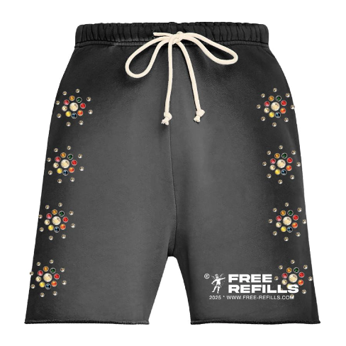 Free Refills Gem Shorts "Black"