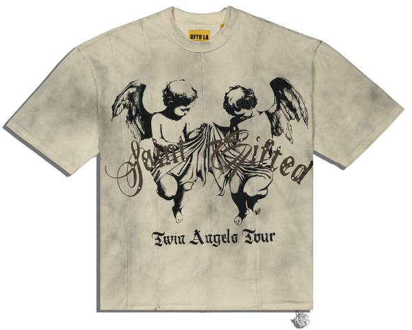 GFTD LA Twin Angel Tee "Bone"