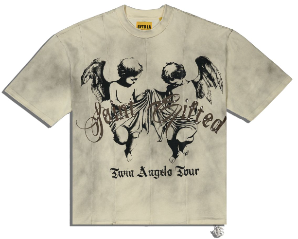 GFTD LA Twin Angel Tee "Bone"