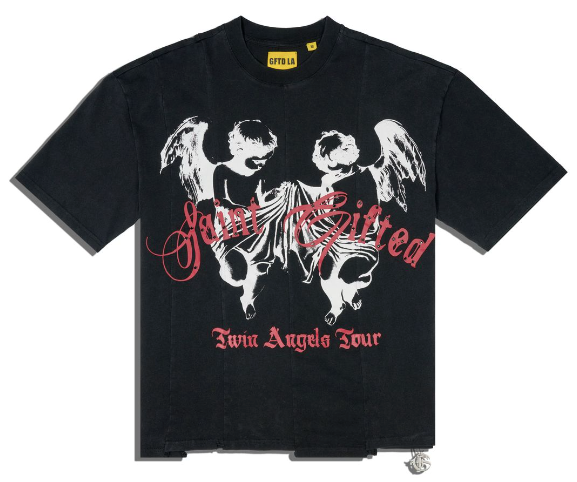 GFTD LA Twin Angel Tee "Black"
