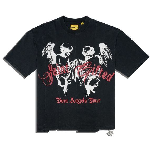GFTD LA Twin Angel Tee "Black"