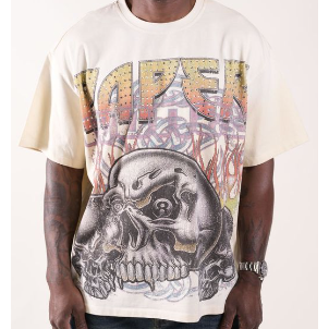 Paper Money Eightball Rhinestone Tee