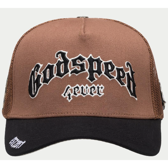 Godspeed Forever Trucker Hat "Brown"