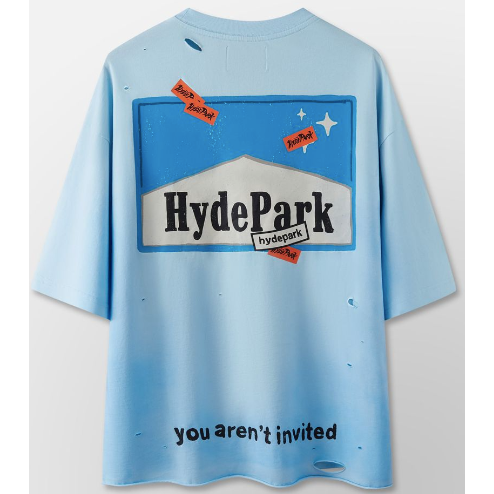 Hyde Park Ciggy Cig Tee "Blue"