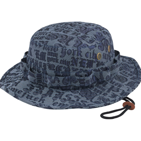 Supreme Cities Jacquard Bucket Hat "Blue"
