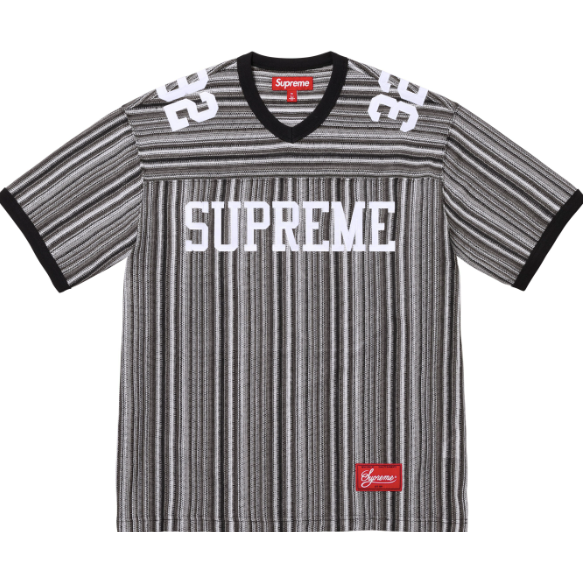 Supreme Open Knit Football Tee "Black"