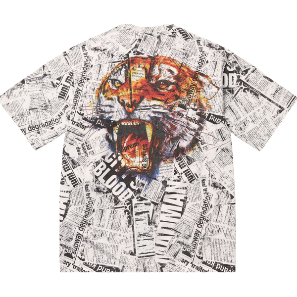 Supreme Newspaper Tee "Black"