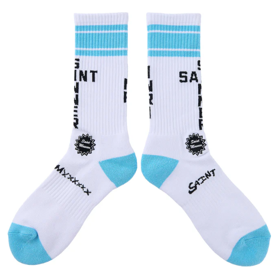 Saint Sinner Socks "Light Blue"