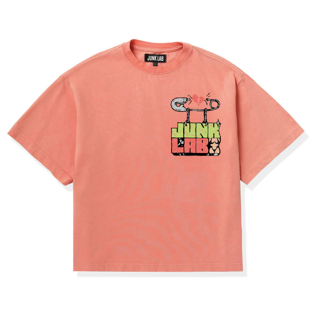 JunkLab Pin Punk Tee "Peach"