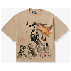 JunkLab Molotov Tee "Latte"