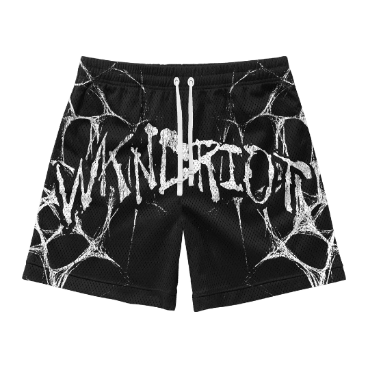 WKNDRIOT Thief Of Dreams Mesh Shorts "Black"
