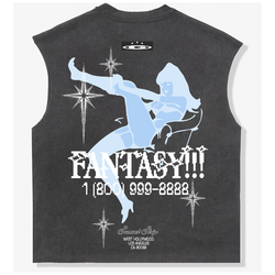 Gala Original Fantasy Cutoff Tee "Washed Black"