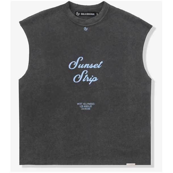 Gala Original Fantasy Cutoff Tee "Washed Black"