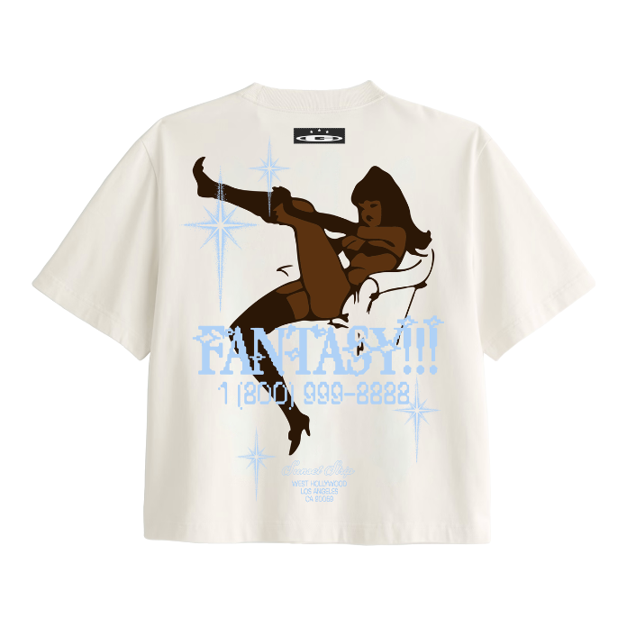 Gala Original Cropped Fantasy Tee "Cream"