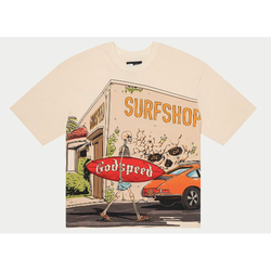 Godspeed Surf Shop Tee "Bone"
