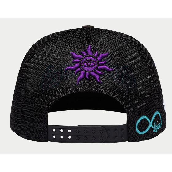 Godspeed Forever Trucker Hat "White/Purple/White"
