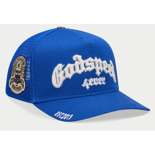 Godspeed Forever Trucker Hat "Azul"