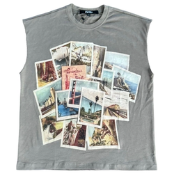 Faith+Figures Picture That Sleeveless Tee "Grey"