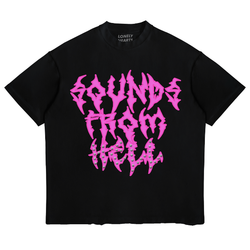 Lonely Hearts Club Sounds From Hell Tee "Pink/Black"