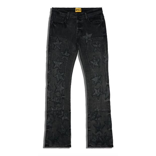 GFTD LA Super Star Flare Jeans "Black"