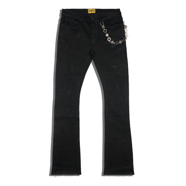 GFTD LA Shine Flare Jeans "Black"