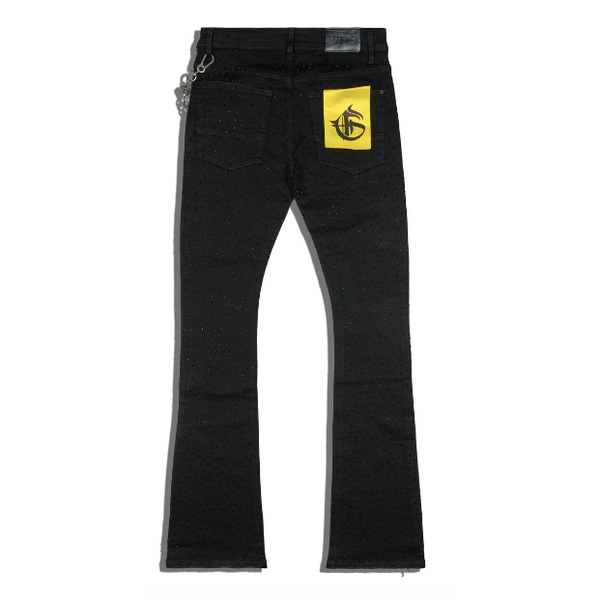 GFTD LA Shine Flare Jeans "Black"